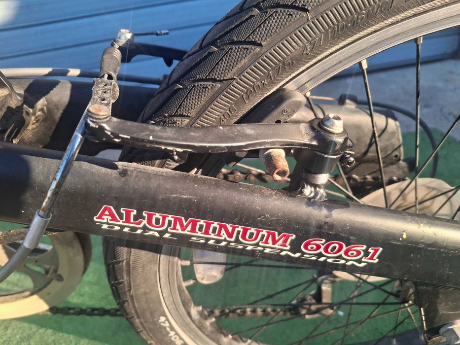 Алуминиев сгъваем велосипед -20 цола