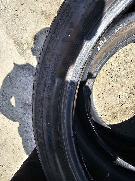 2x cauciucuri bridgestone 245/40r19 runflat dot 2017