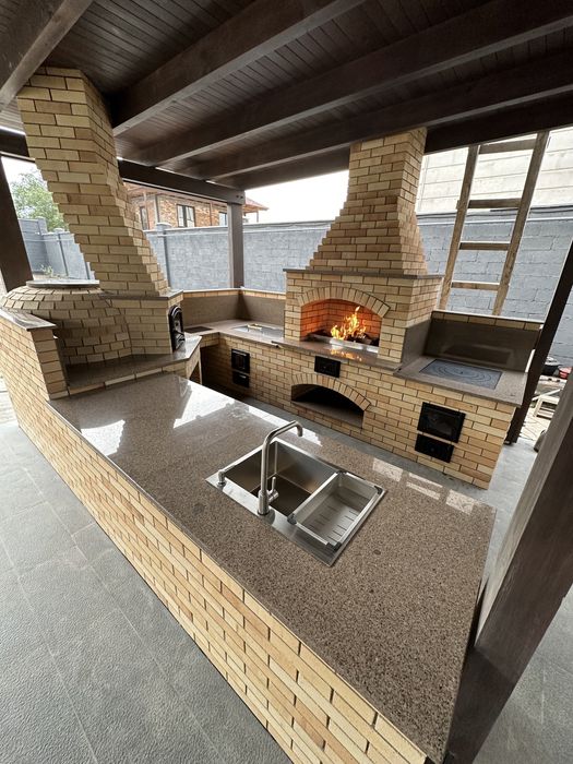 Барбекю Мангал Комплекс Казан Тандыр Камин Печник Алматы