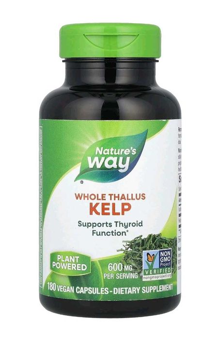 Natures way  kelp 600mg 180 кап