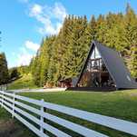 Cabane tip A din lemn