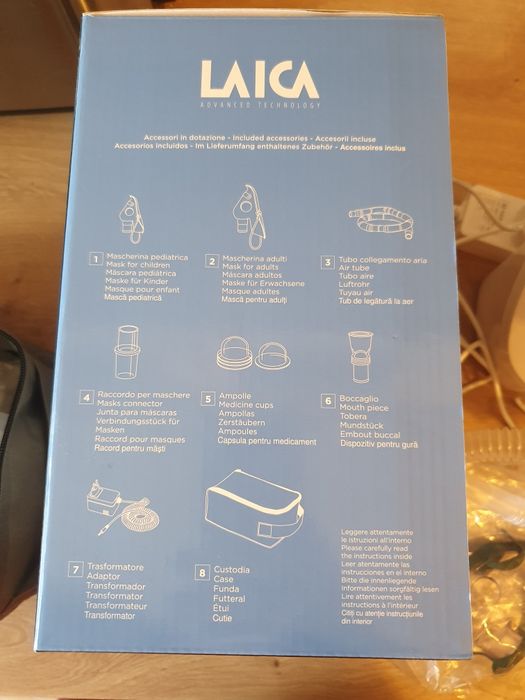 Aparat aerosoli cu ultrasunete Laica, Silentios