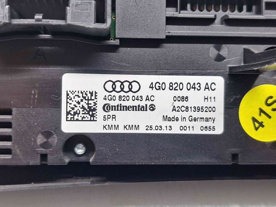 Panou comanda clima Audi A6 (4G2, C7) [Fabr 2012-2017] 4G0820043AC
