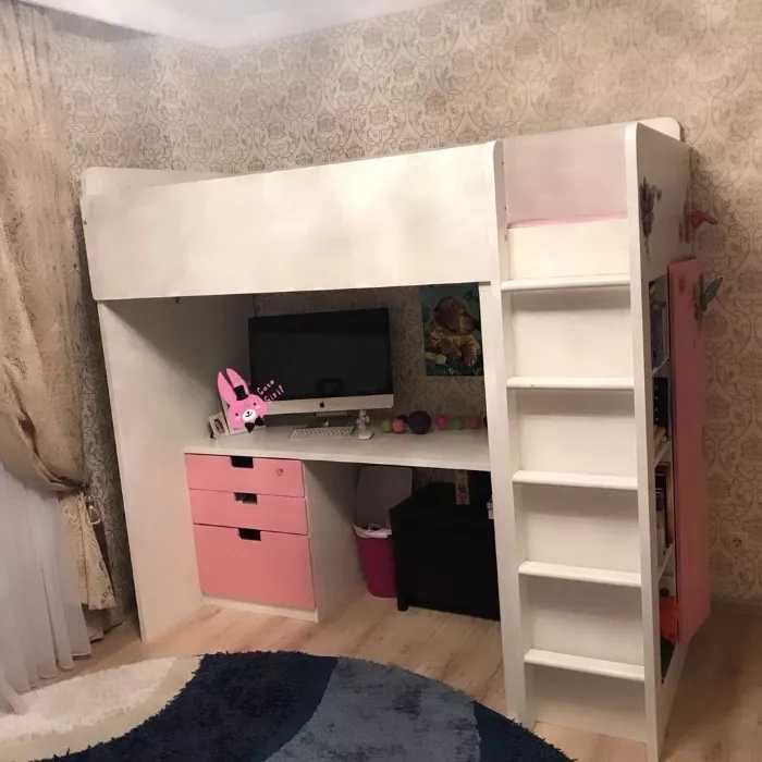 Двухярусная кровать-чердак Ikea/Икея для принцессы