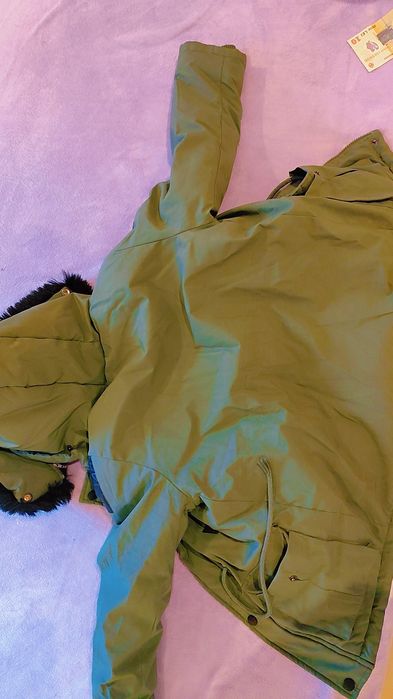 Geaca parka 6 ani îmblănită