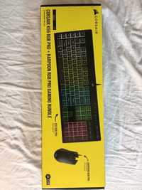 Tastatura Corsair K55 RGB PRO + Harpoon RGB PRO