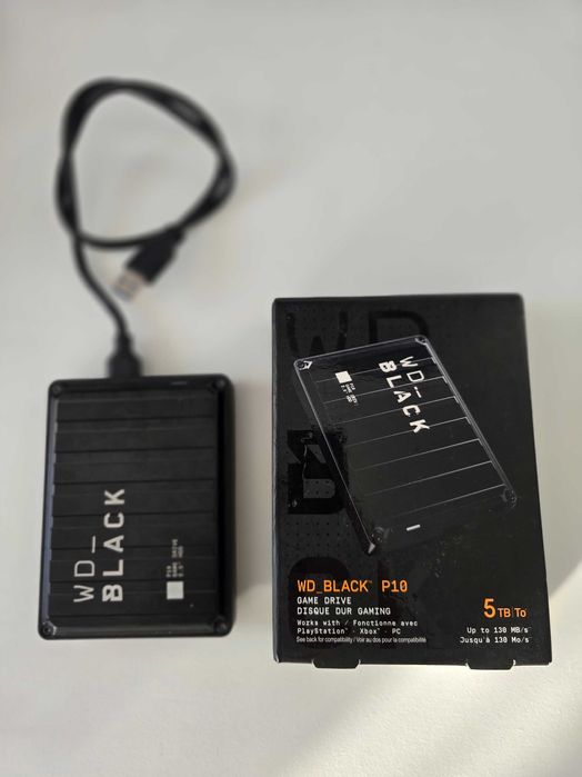HDD Hard Disk Extern Gaming WD Black P10 5TB PS4/PS5/XBOX