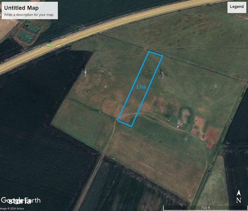 Teren de investitie Zona Calea Surii Mici 9616 mp extravilan arabil