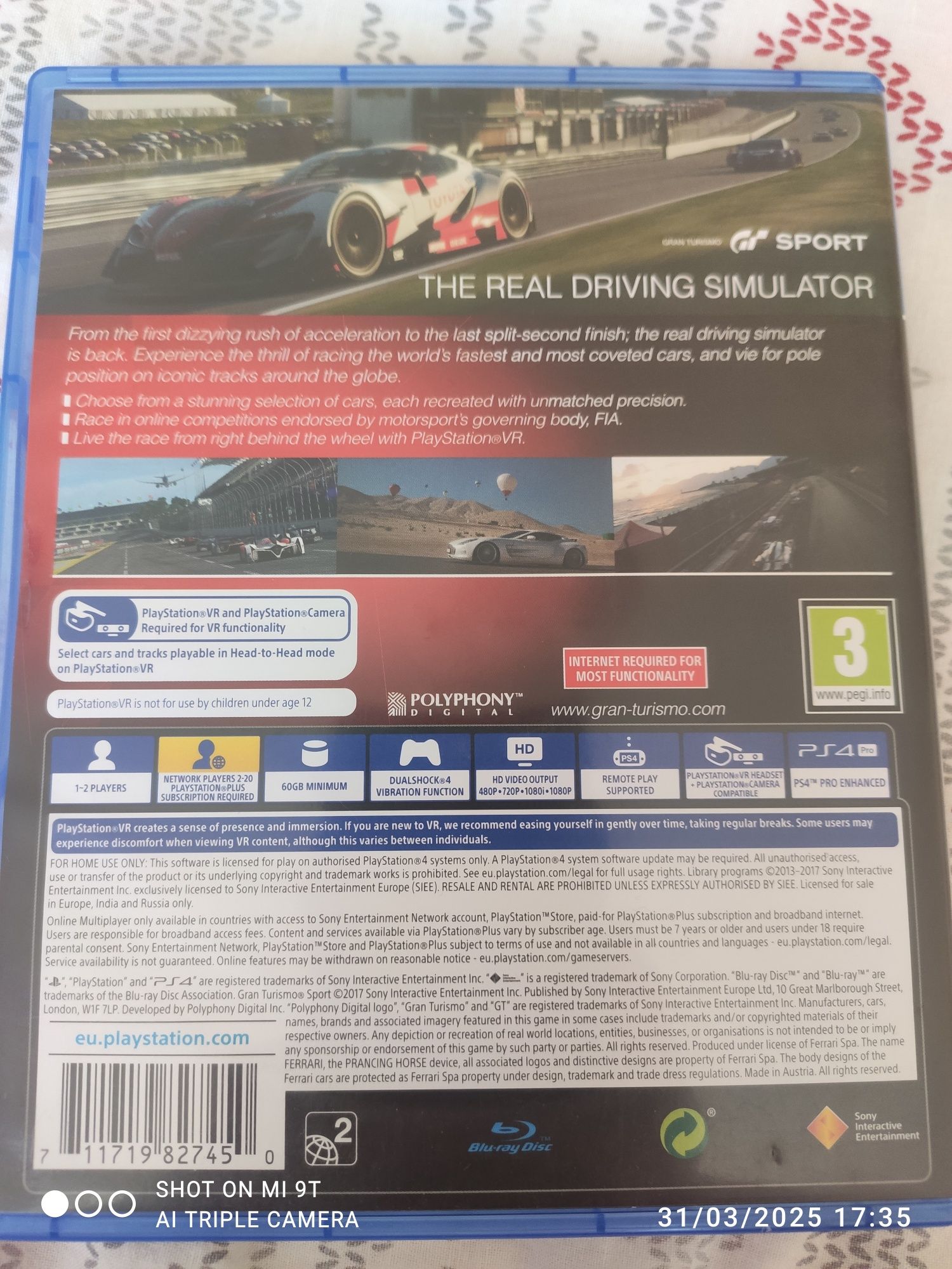 Gran Turismo sport PS4
