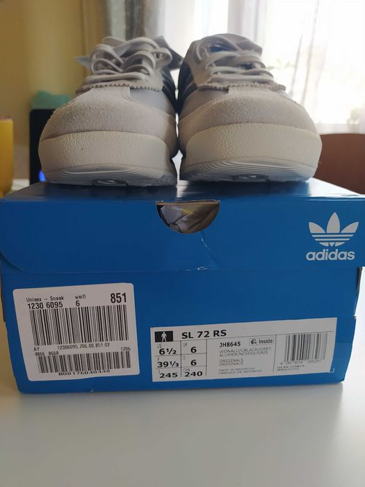 Adidas SL 72 RS Адидас сиви черни маратонки кецове 39 1/3