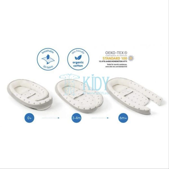 Гнездо doomoo със свалящ се калъф с цип