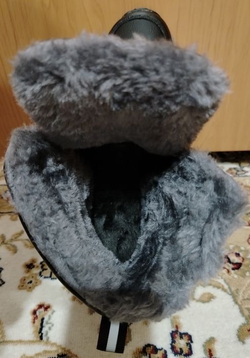 Зимние ботинки с искусственным мехом