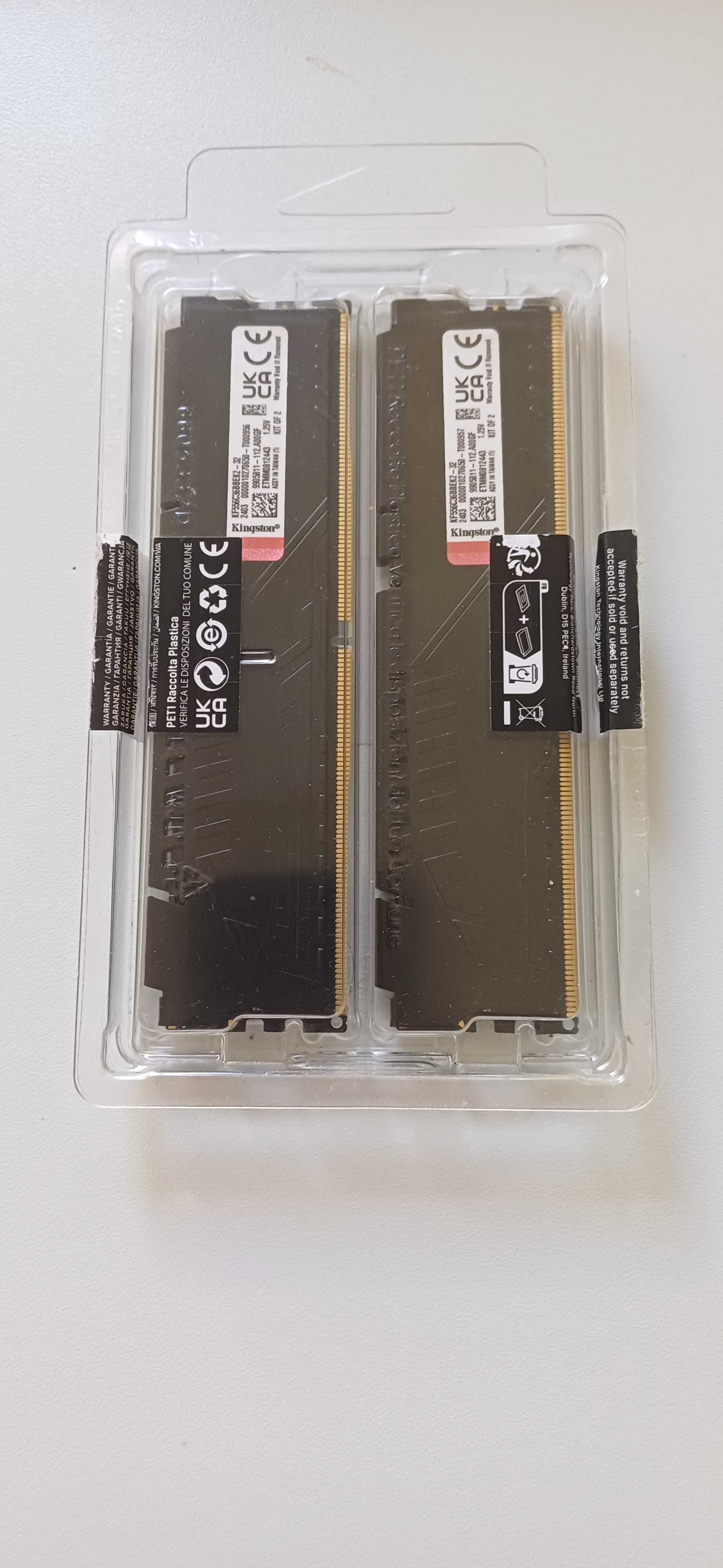 32GB (2x16GB) RAM DDR5 5600Mhz - Kingston Fury