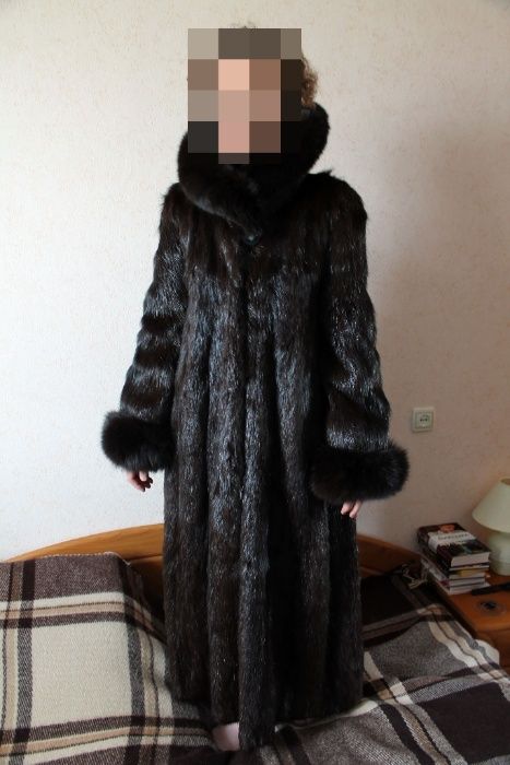 Шуба нутриевая женская 46-48 размер