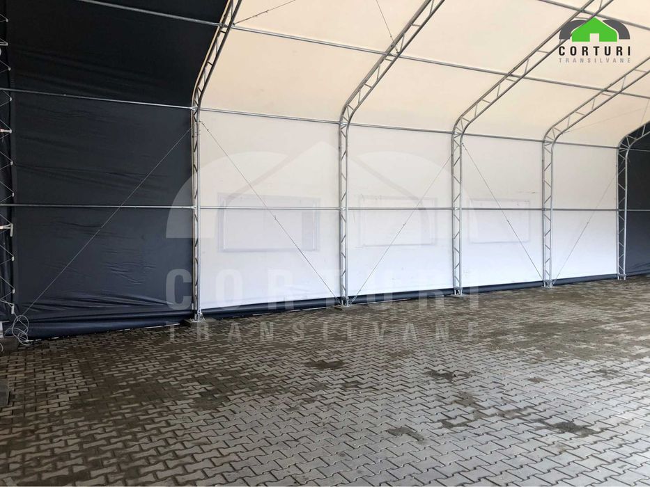 Cort industrial TIP CASĂ 10 x 18,3 x 6,1 m