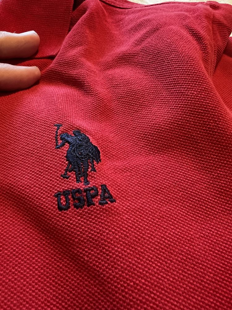 Червена тениска U.S POLO ASSN
