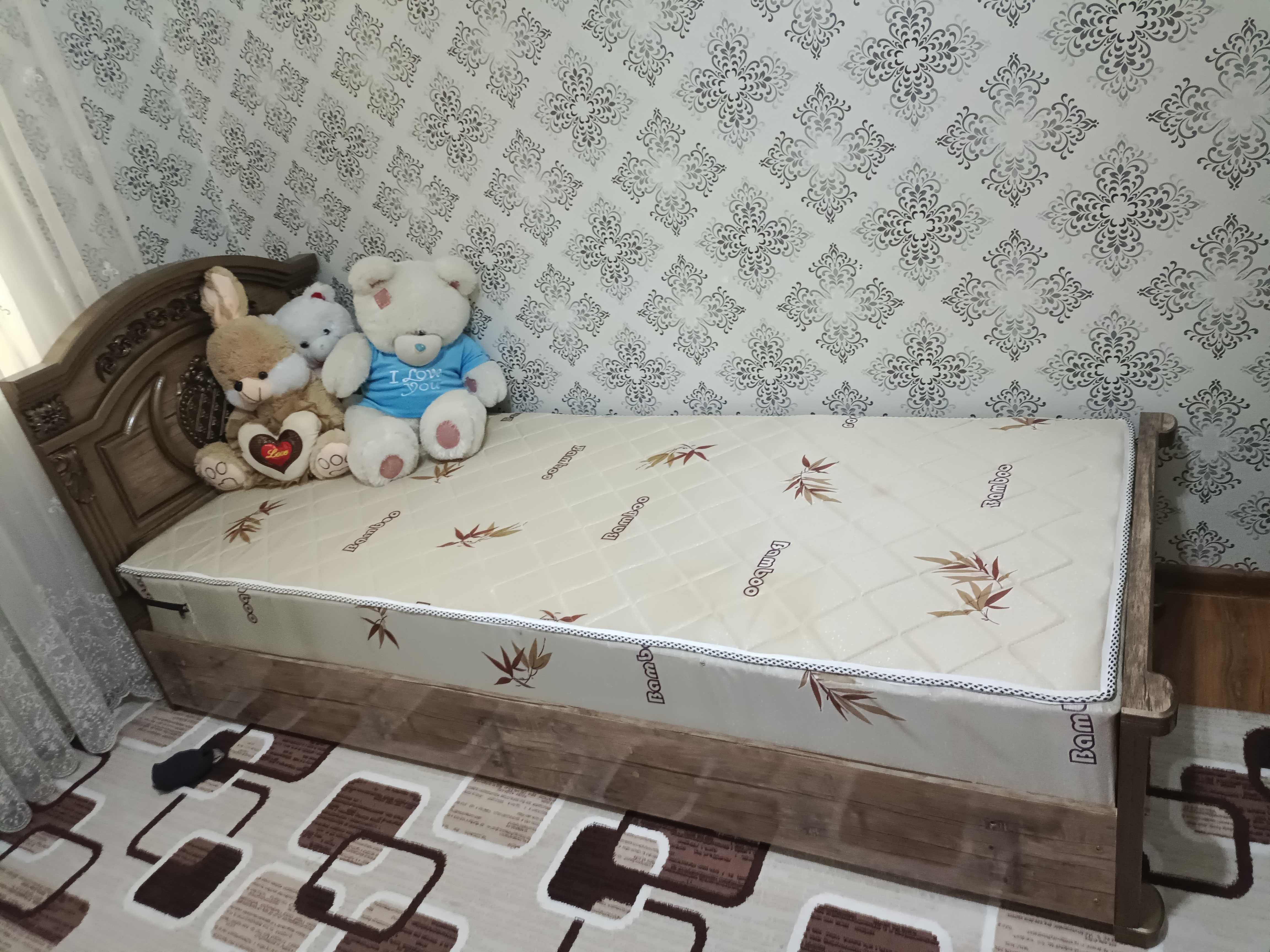 Болалар учун корават билан шкафи
