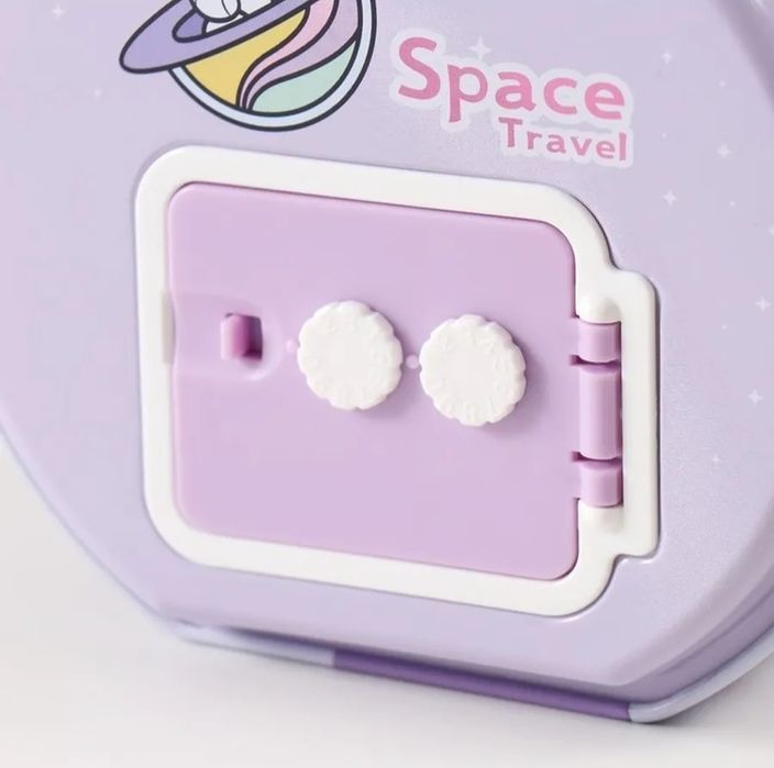 Металлическая копилка с замком «Космос»