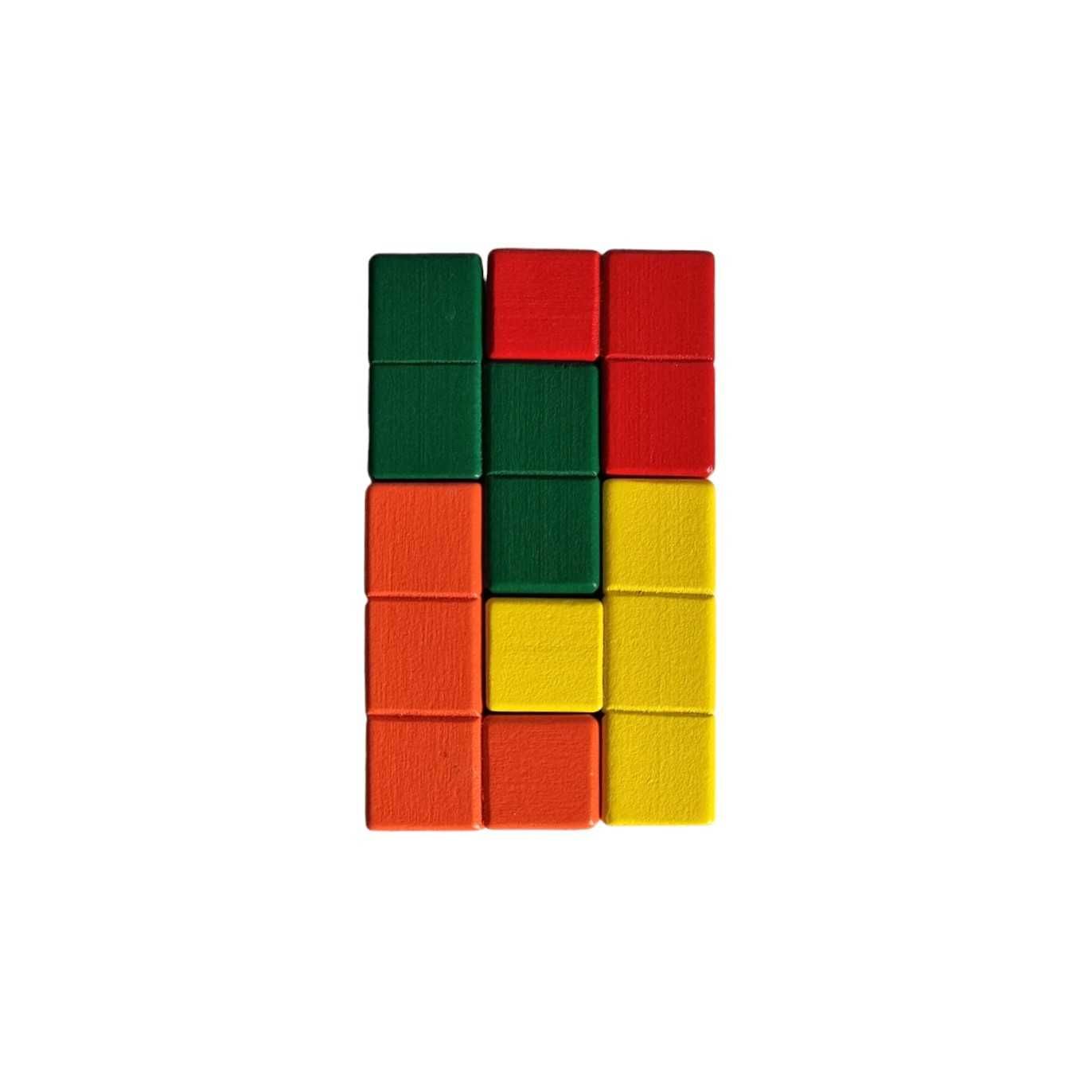 Cub 3D puzzle educational, 6X6X6cm