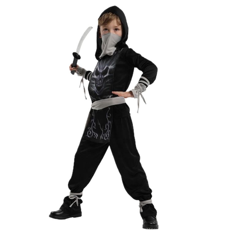 Costum Ninja asasin ARIN®, cu accesorii, 5-7 ani, 110-120 cm, baieti