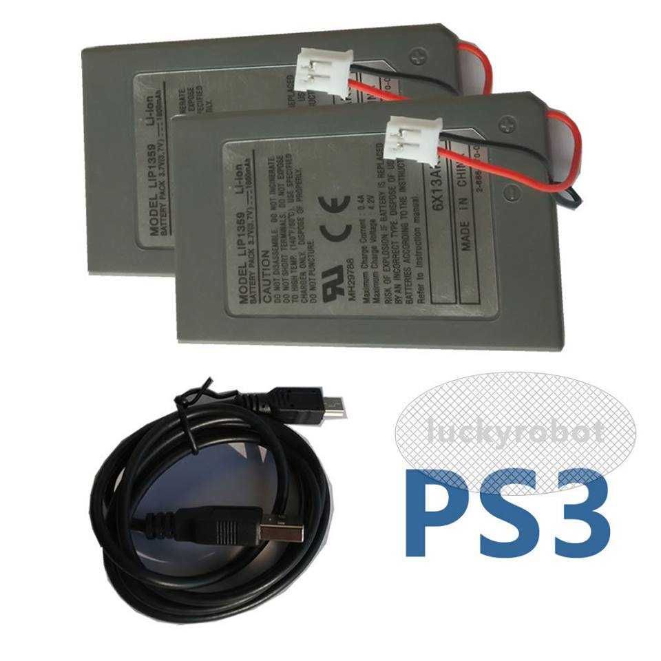 Батерия за Джойстик PlayStation 3,4 и 5 + USB Кабел! - ПРОМОЦИЯ