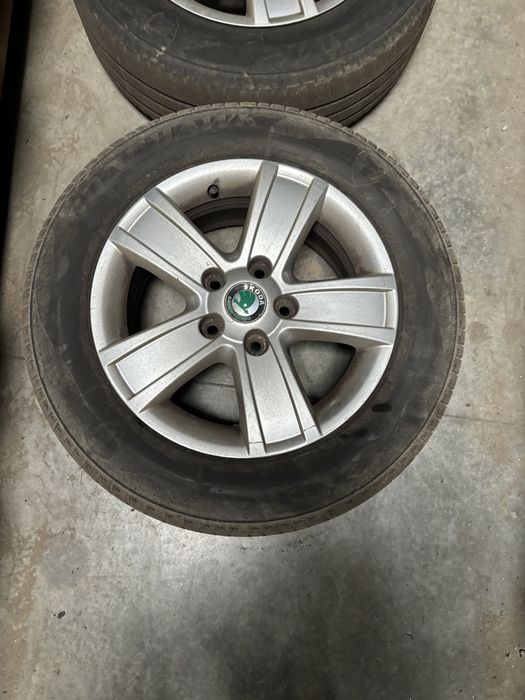 Jante R15 aliaj Skoda originale 195 65 15 vara