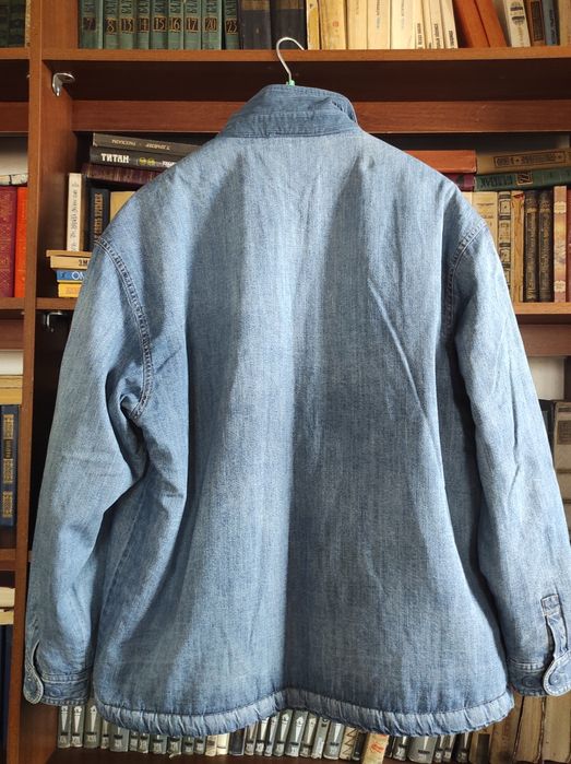 £200 Carhartt WIP Denim Sherpa Jacket XL