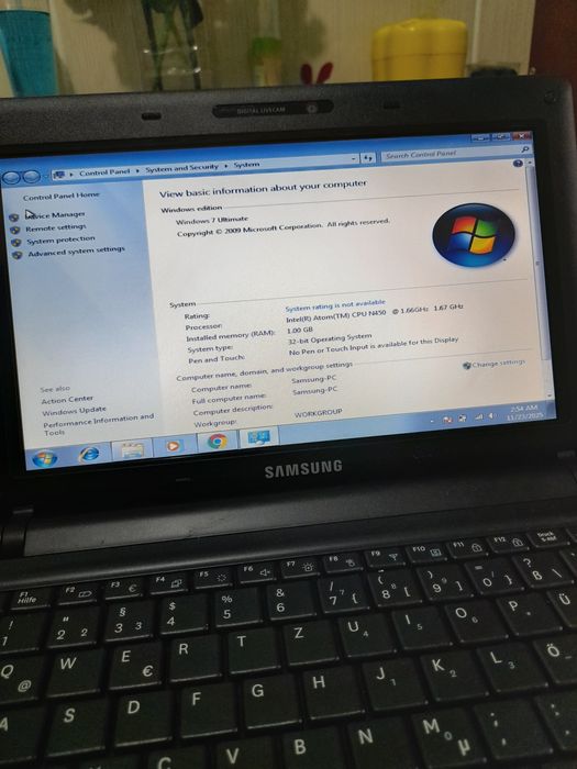 Laptop SAMSUNG N150 Plus