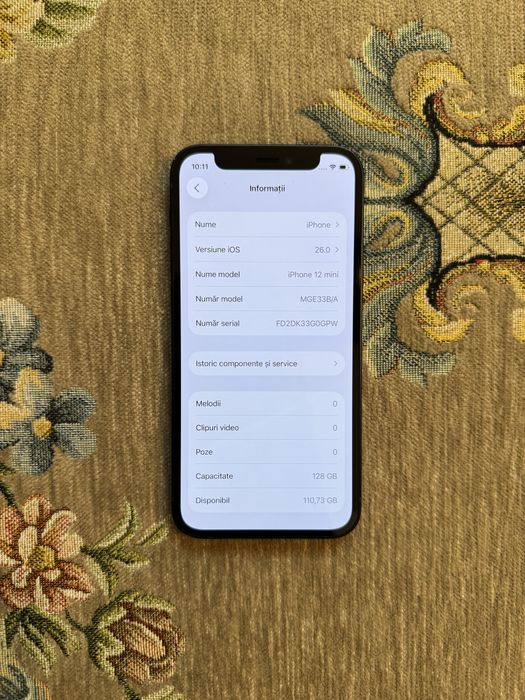 Apple iPhone 12 Mini 128GB + 4 Huse Apple originale