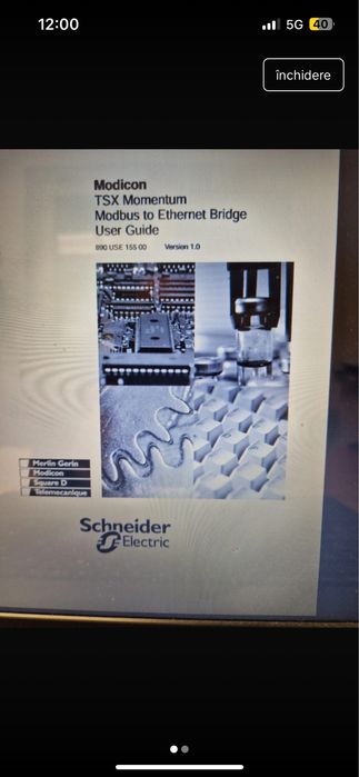 Convertor Bridge Modbus la Ethernet Schneider Electric