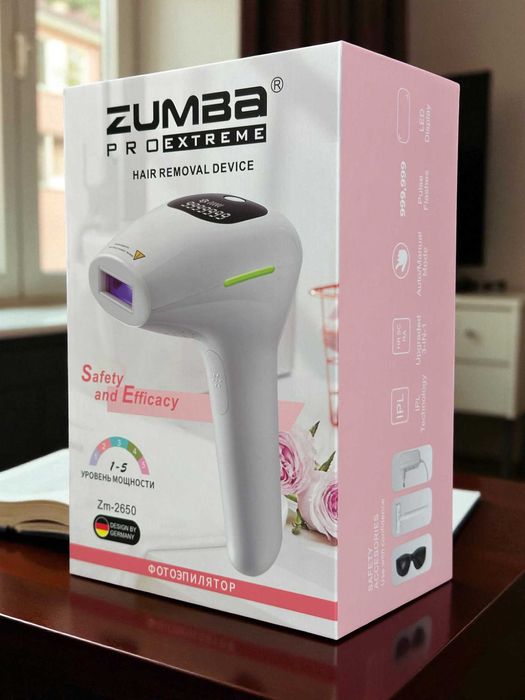 Фотоэпилятор лазерный ZUMBA, с эффектом охлаждения для всего тела