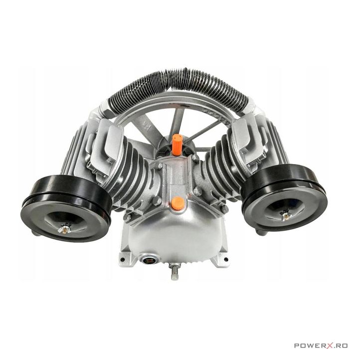 Cap compresor de aer cu 2 cilindri, motor pentru compresor, 4kW