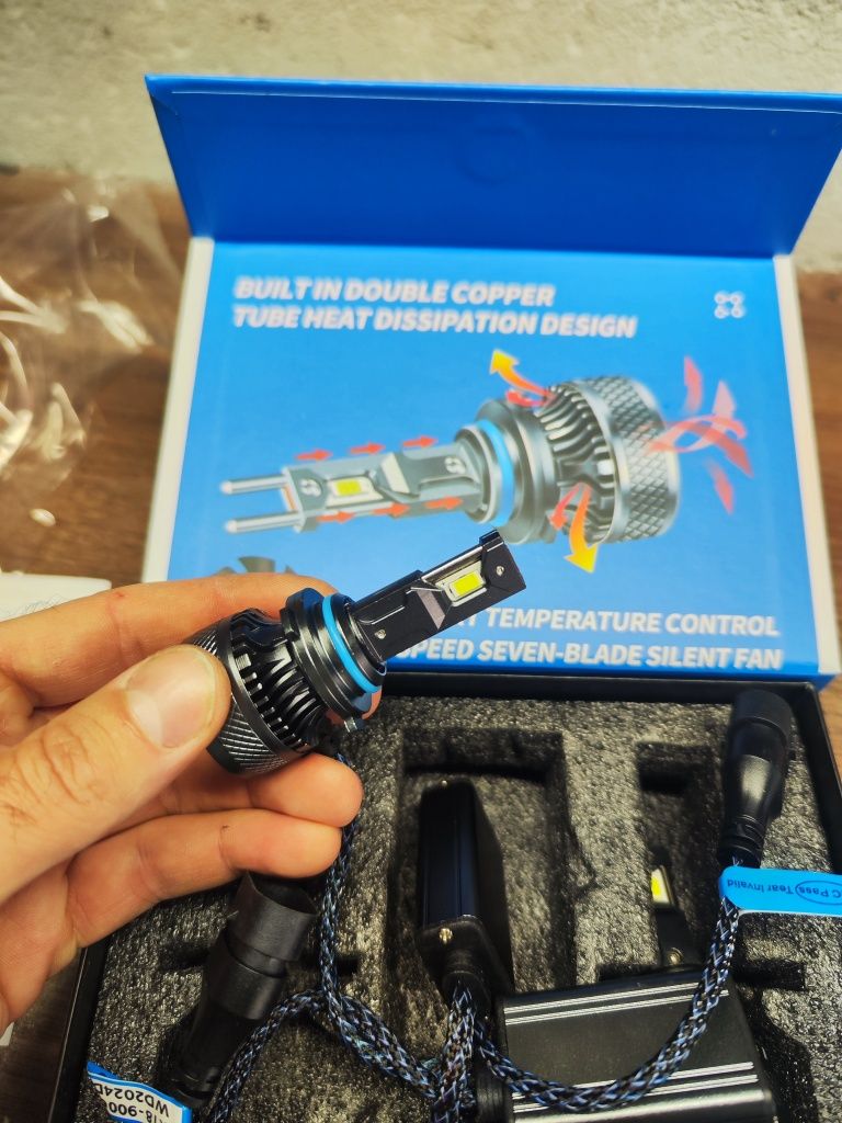 Промо LED крушки с 2 ГОДИНИ ГАРАНЦИЯ H1 H4 H7 H8 H9 H11 HB3 HB4