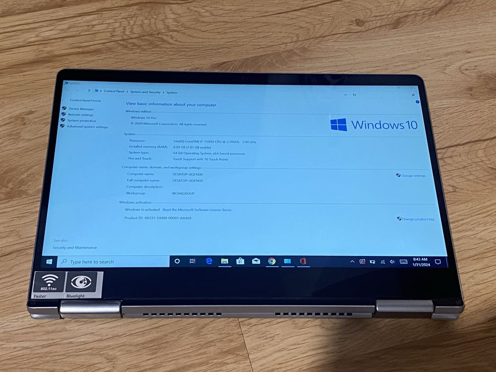 Leptop Lenovo Yoga I5touchscreen