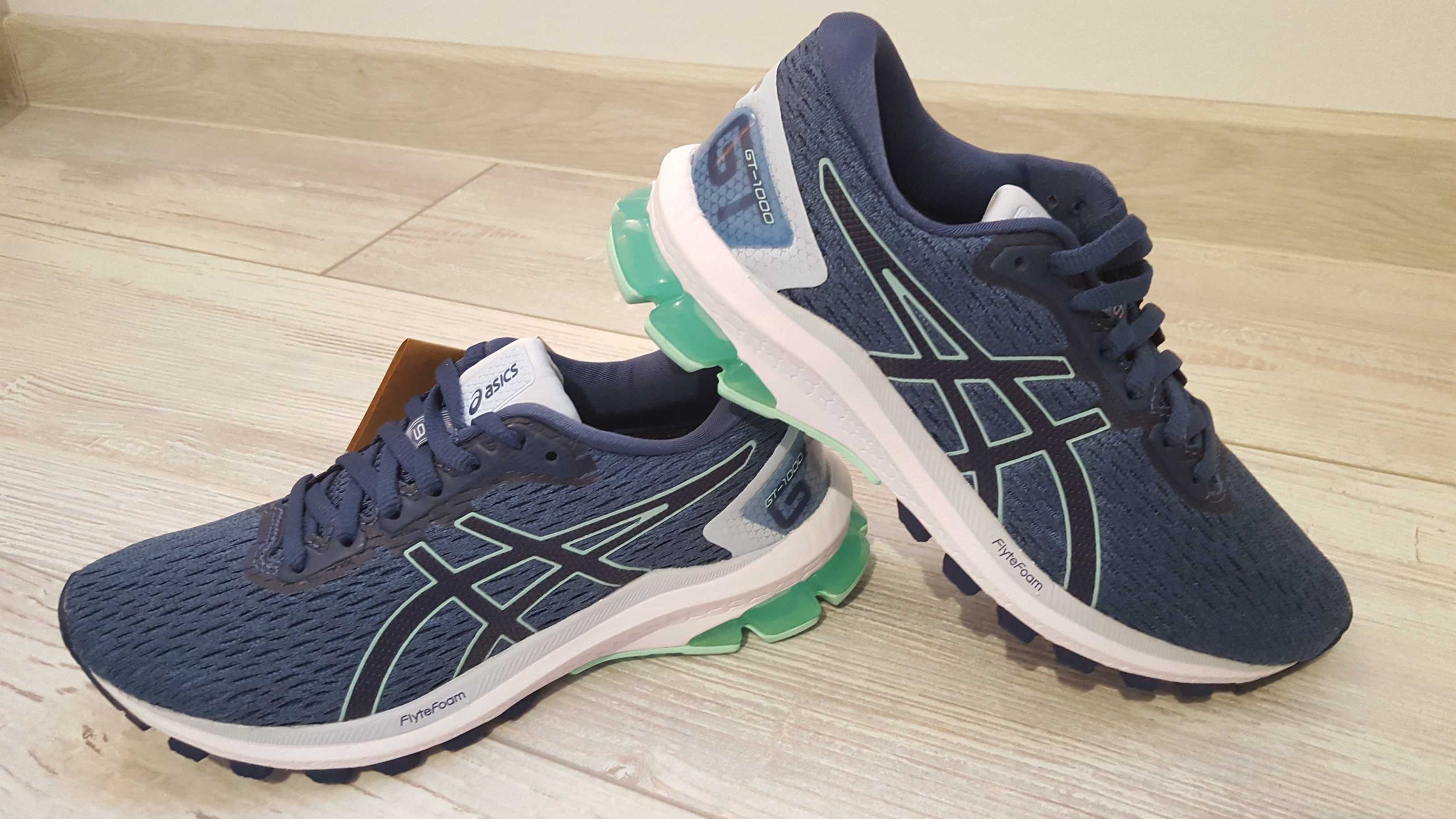 Чисто нови сини детски маратонки ASICS GT-1000 размер 36