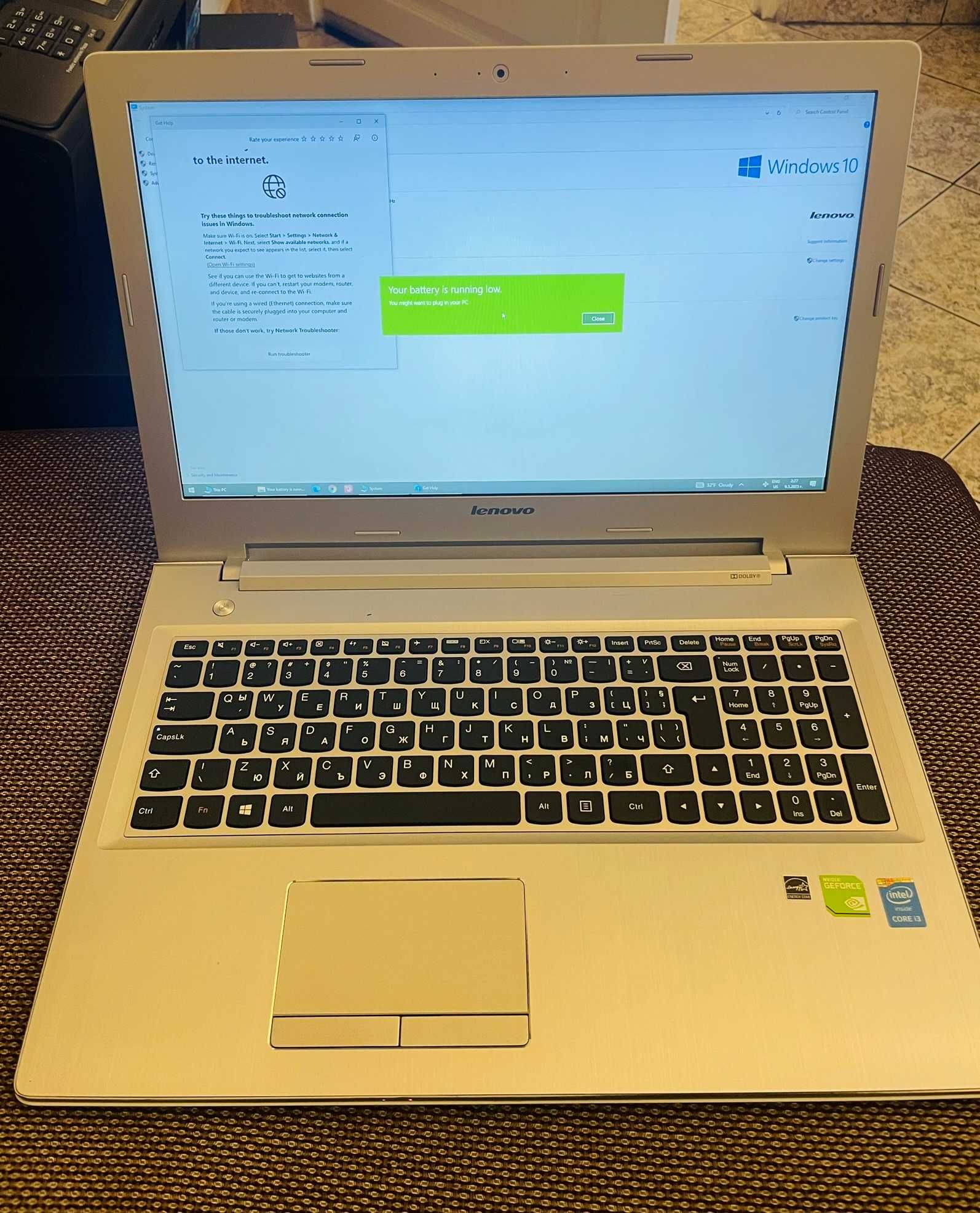 Лаптоп бял Lenovo 15.6"  Z50-70