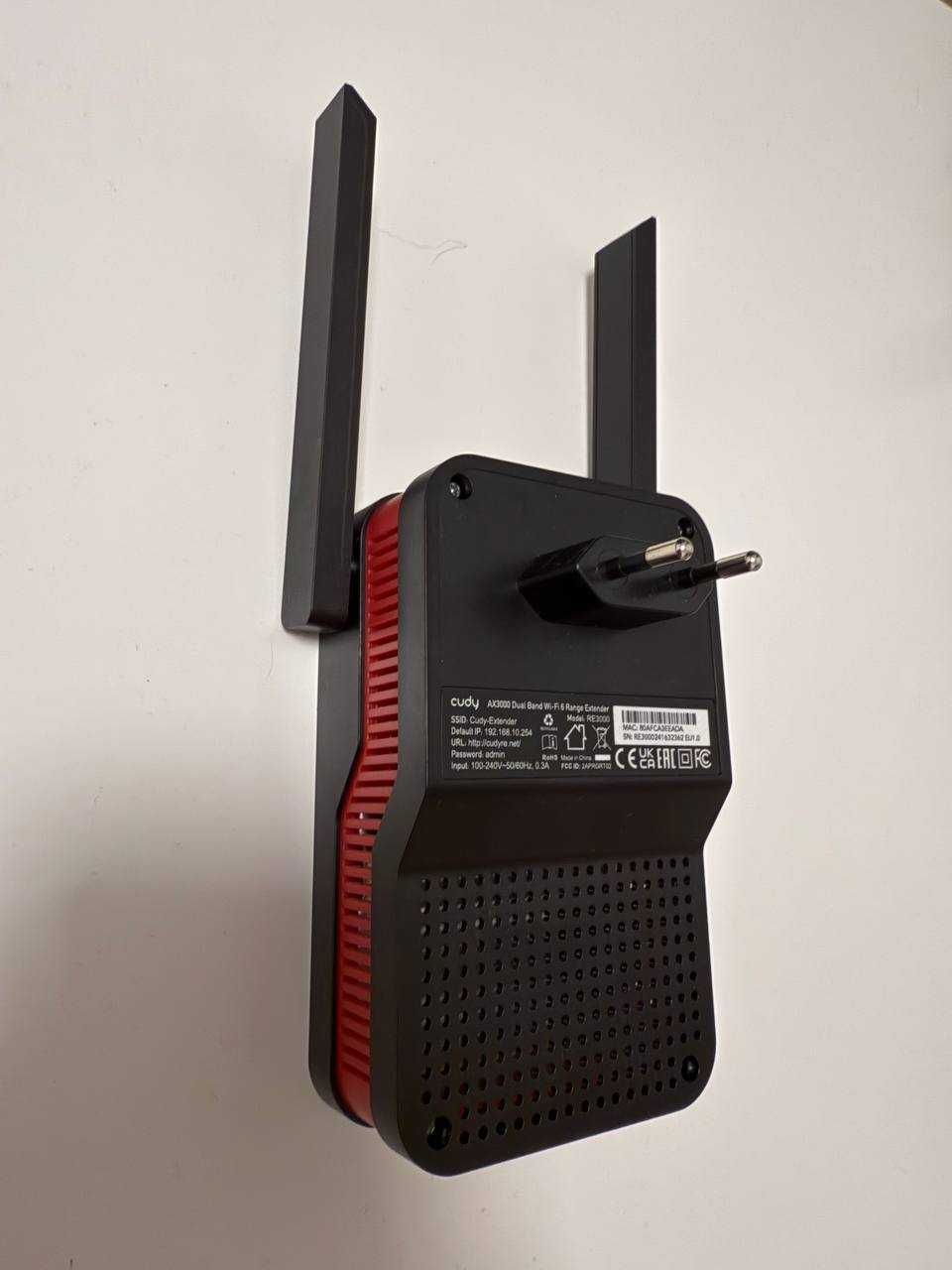 Wi-Fi ретранслатор cudy ax3000