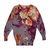 Дамска блуза Kenzo Floral Knitted V-neck Sweater
