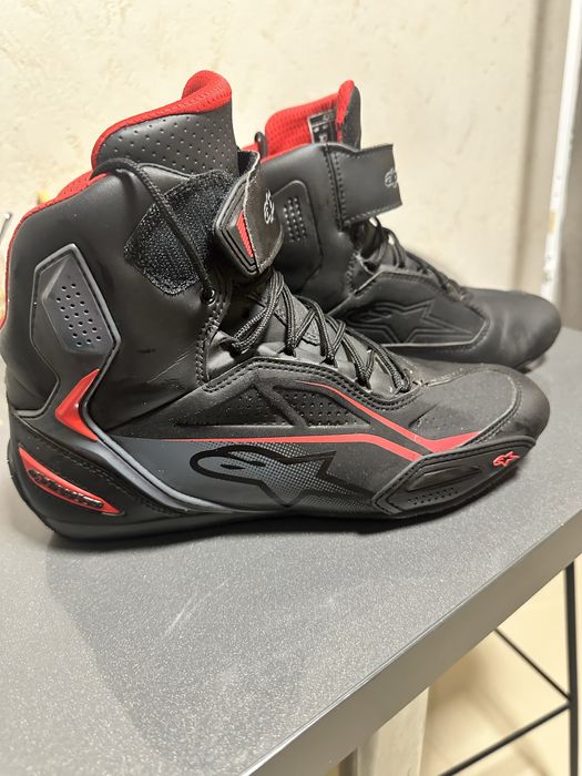 Ghete alpinestars Faster 3 black /grey/red 43