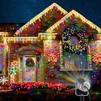 Star Shower Motion Коледен водоустойчив лазерен прожектор,украса,декор