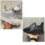 Adidasi Versace CHAIN Baieti | Barbati | Albi & Negrii | Model nou
