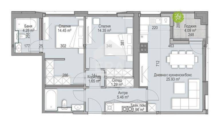 Продава се Тристаен апартамент в София, Кръстова вада - 113 кв.м за 2200 €/кв.м - Снимка #5