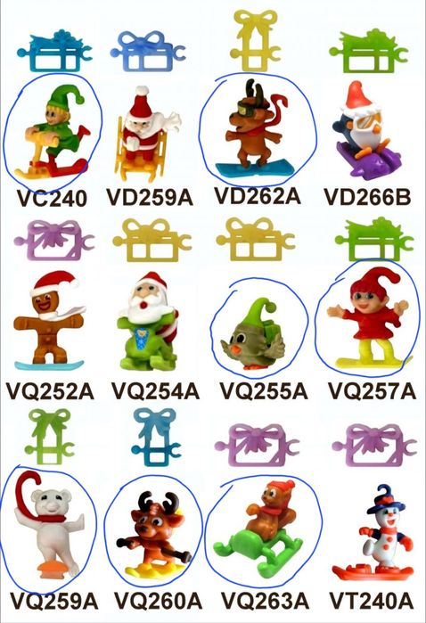 Игрушки из киндеров