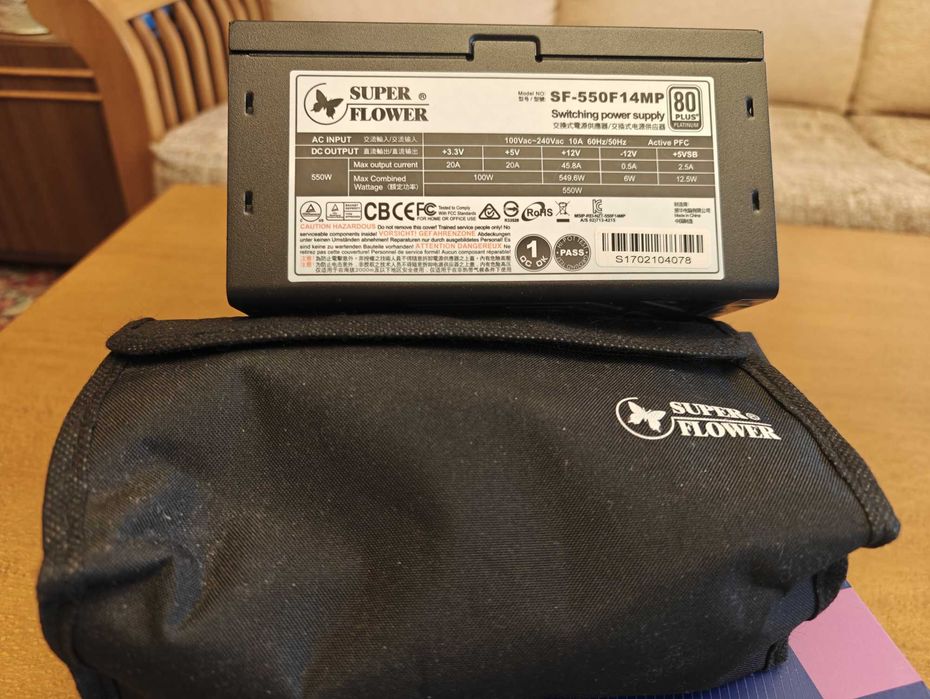 Ryzen 5950X, 32GB RAM, Intel A770 LE, MSI B550 Unify X, 550W PSU