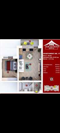 OFERTA Proprietar Apartament 2 camere Studio Subcetate City 2