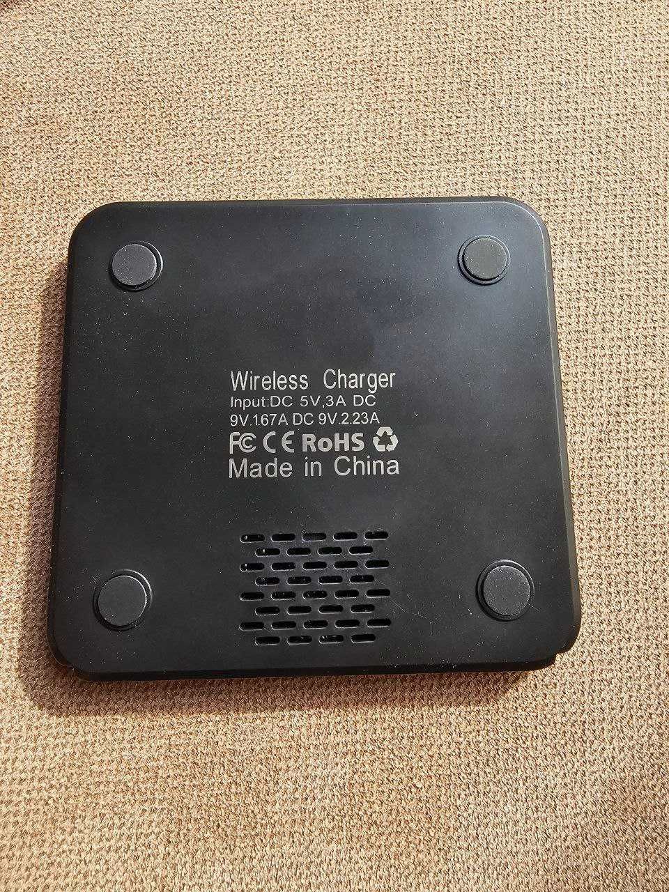 2 в 1 | 30w | Безжично зарядно и Поставка за телефон/Wireless Charger