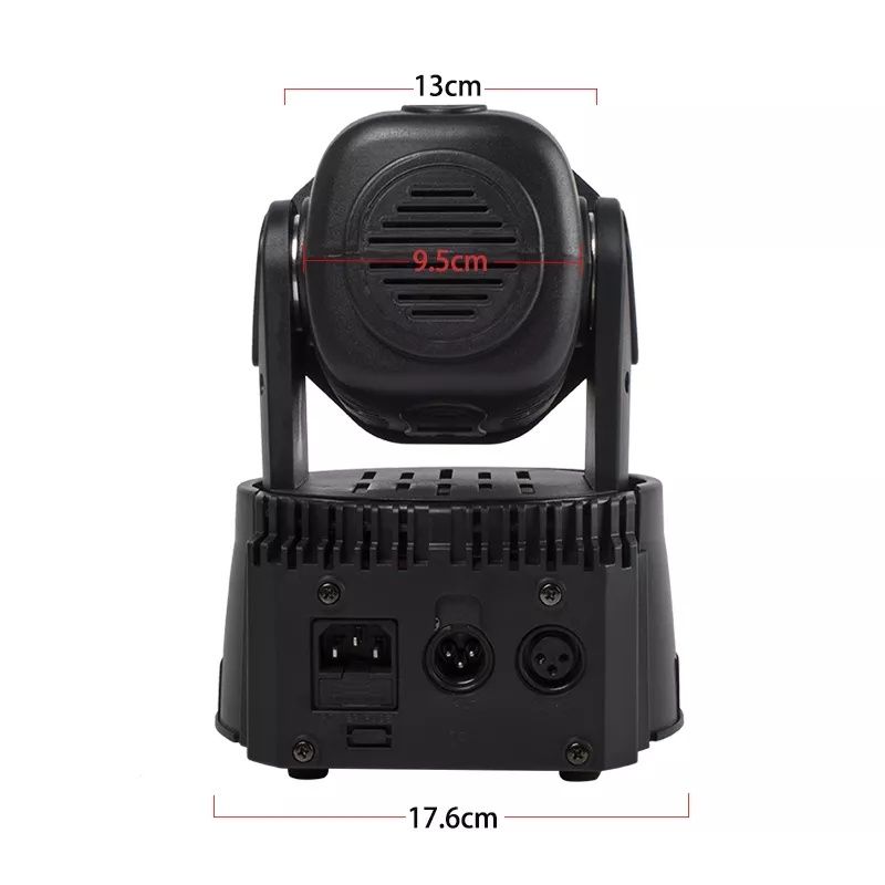 Светлинен ефект въртяща се глава 7x12W, mini moving head 3бр.