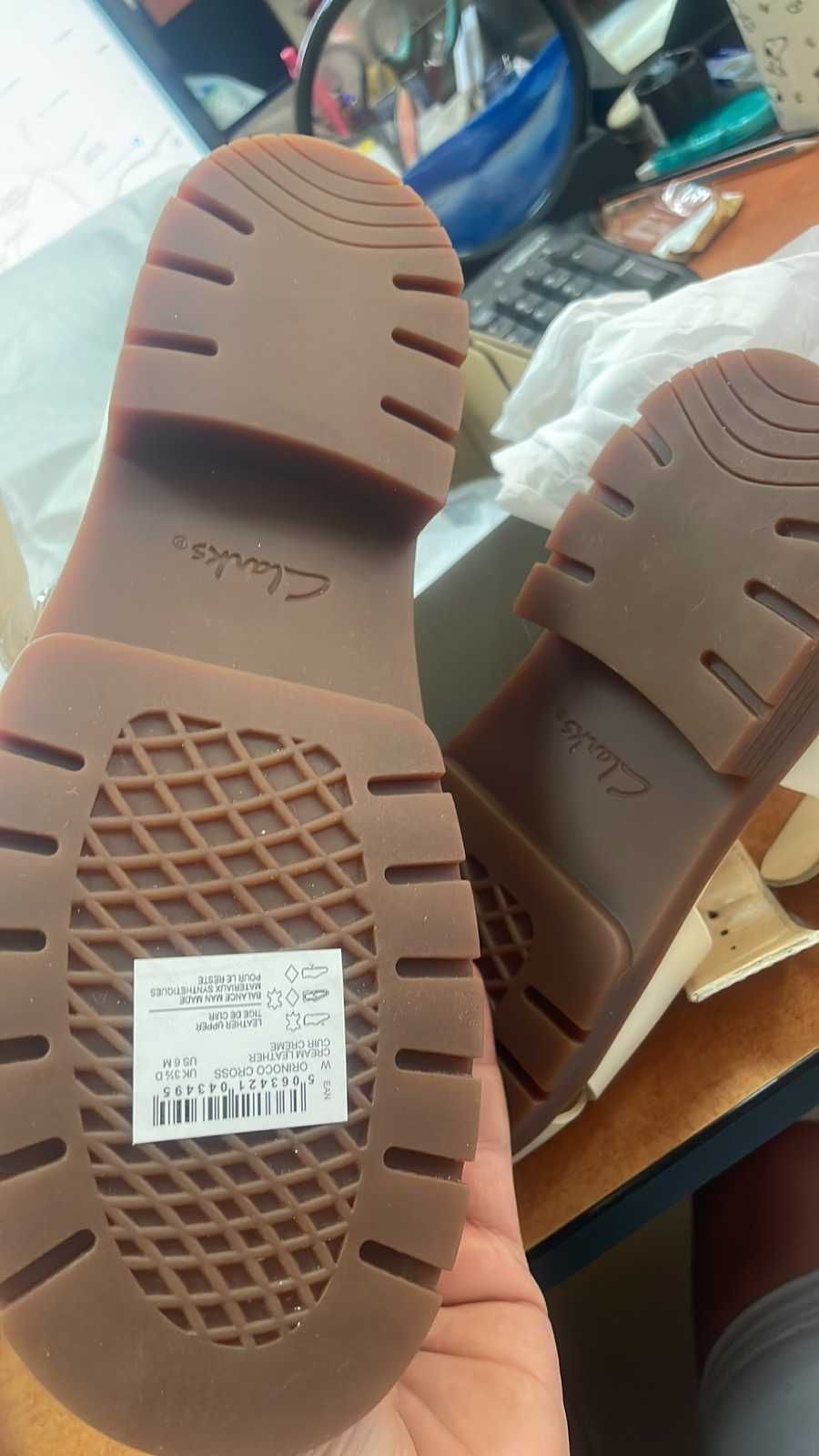 Дамски сандали кожа Clarks artisan