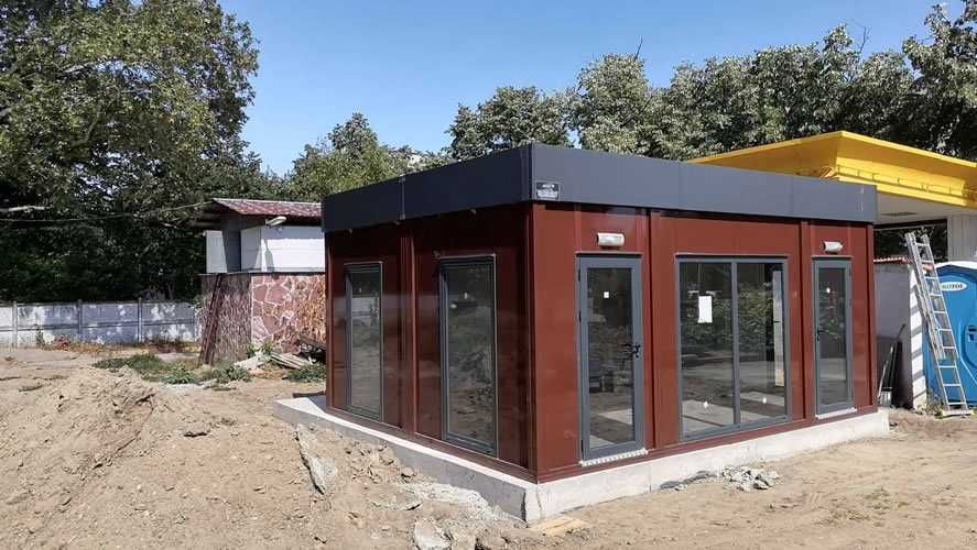 Casa modulara, garaje auto si containere din panou sandwich de vanzare