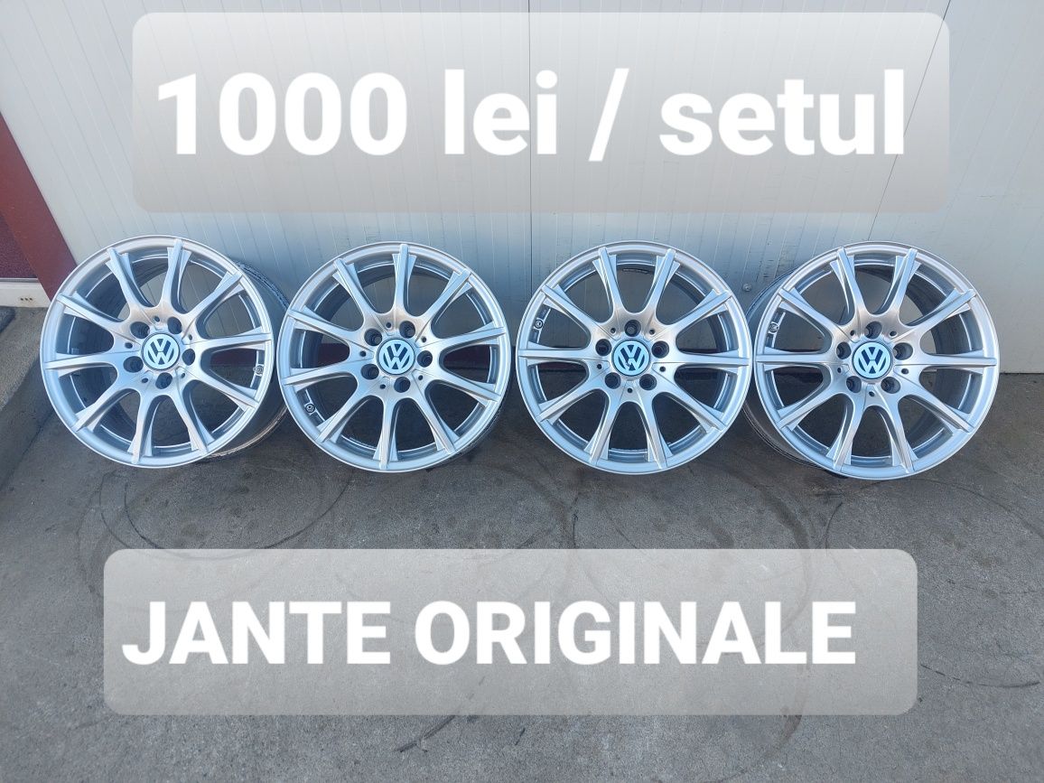 Jante aluminiu OEM r16 / Vw Audi Skoda Seat Mercedes / 5x112 / ET 38